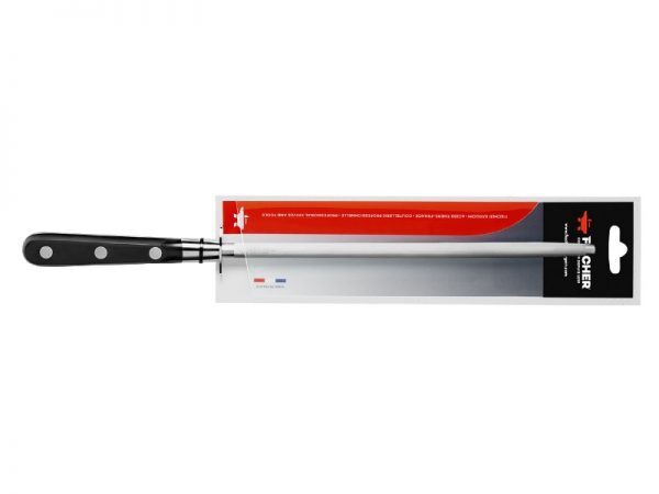 Fusil à Aiguiser Fischer - Mèche Céramique Premium Bleu 23 Cm - Pour Couteaux De Cuisine