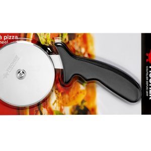 Vue du packaging de la roue à pizza de 10cm de diamètre de la marque Fischer