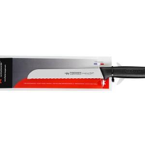 Vue du packaging du couteau à tomate professionnel de 13cm de la marque Fischer