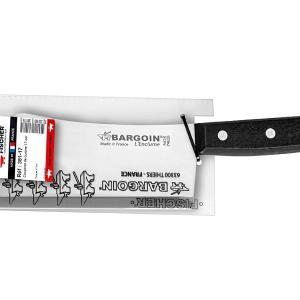 Vue du packaging du couperet de cuisine de 17 cm de la marque Fischer
