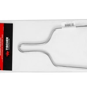 Vue du packaging de la Lyre à foie gras en inox de 12cm de la marque Fischer