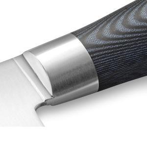 Zoom sur la mitre du couteau désosseur de la gamme ZEN de 15cm de marque Fischer