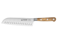 Couteau Santoku Fischer® BBR bois d'olivier