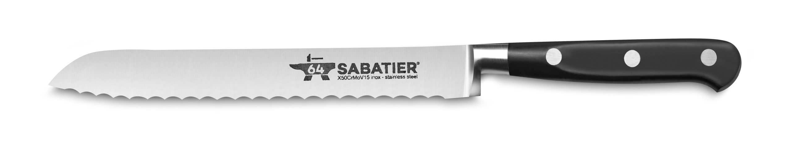 Couteau à Découcher Sabatier 64 Fischer - Lame 20cm Acier Inox, Code 9682, Neuf